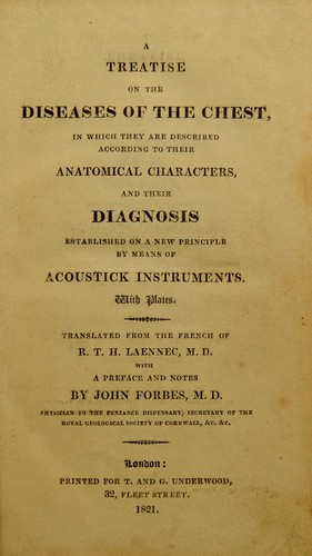 Cover for A treatise on the diseases of the chest