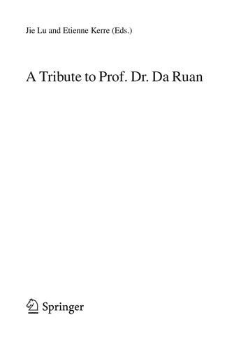 Cover for A Tribute to Prof. Dr. Da Ruan