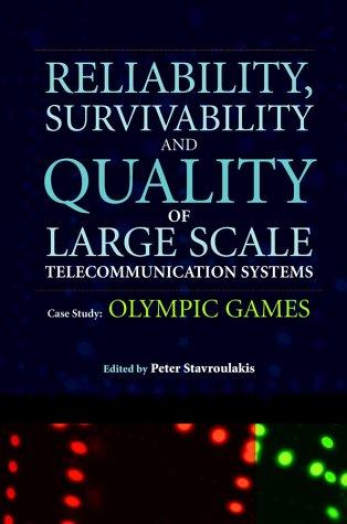 Cover for Quality and reliability of large scale telecommunications case studies