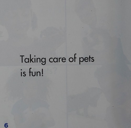 Cover for Caring for a pet