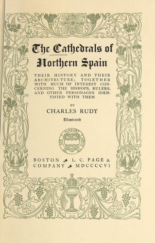 Cover for The cathedrals of northern Spain