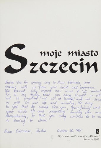 Cover for Moje miasto Szczecin