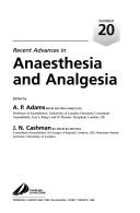 Cover for Recent Advances in Anaesthesia and Analgesia (Recent Advances in Anaesthesia & Analgesia, Volume 20)