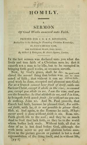 Cover for A sermon of good works annexed unto faith