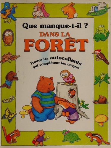 Cover for Que manque-t-il? dans la forêt