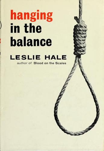 Cover for Hanging in the balance