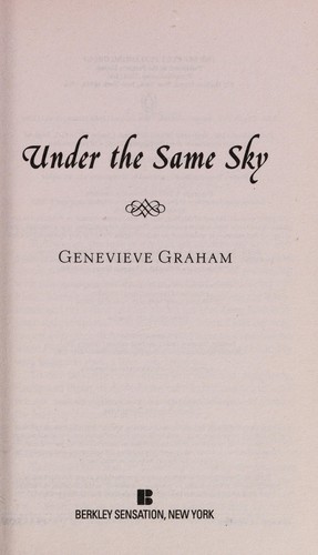 Cover for Under the same sky