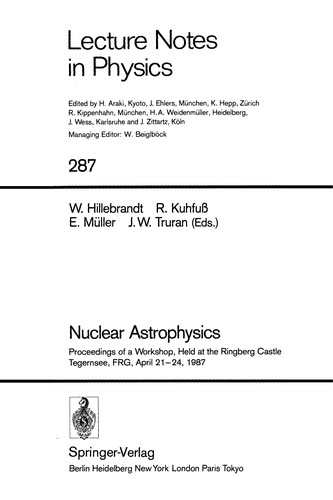 Cover for Nuclear Astrophysics