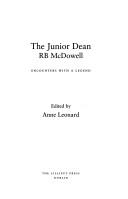 Cover for The "Junior Dean" Rb Mcdowell