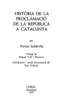 Cover for Història de la proclamació de la república a Catalunya