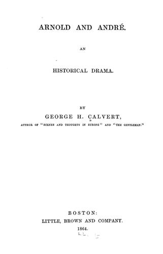 Cover for Arnold and André