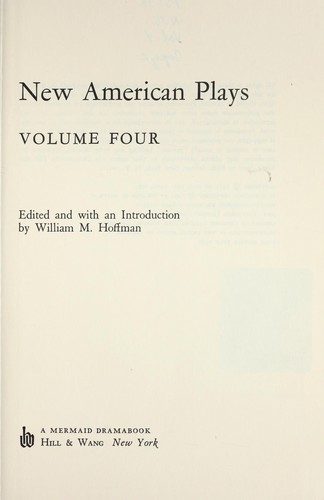 Cover for New American Plays (New American Plays)