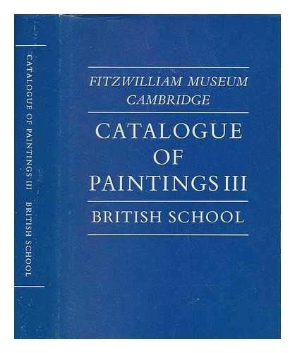 Cover for Catalogue of paintings.