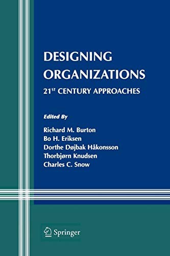 Cover for Designing Organizations