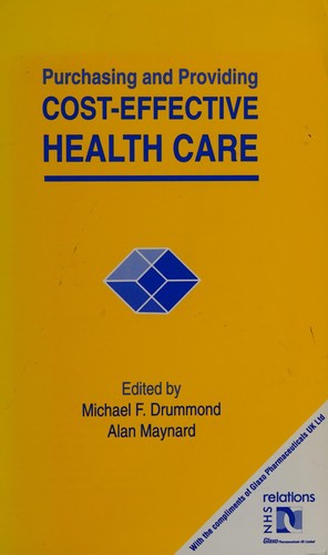 Cover for Purchasing and providing cost-effective health care