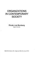 Cover for Organizations in contemporary society
