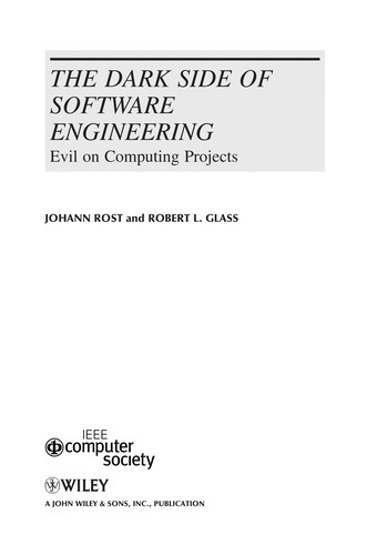 Cover for The dark side of software engineering