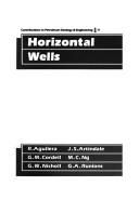 Cover for Horizontal Wells