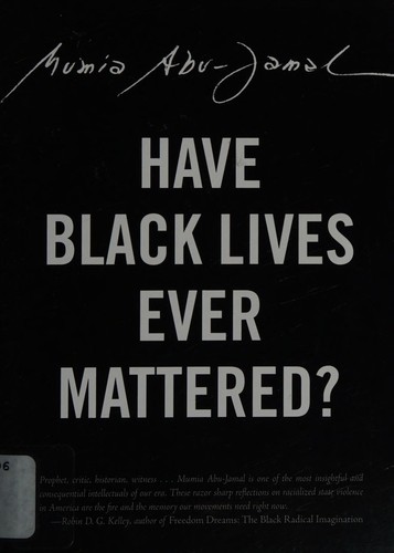 Cover for Have Black lives ever mattered?