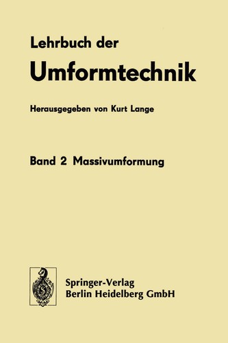 Cover for Lehrbuch der Umformtechnik