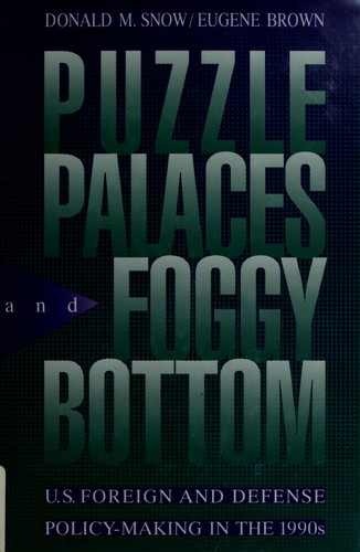 Cover for Puzzle palaces and Foggy Bottom