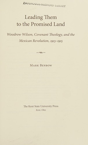 Cover for Leading them to the promised land