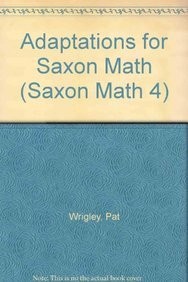 Cover for Adaptations for Saxon Math