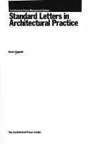 Cover for Standard letters in architectural practice