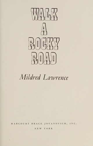 Cover for Walk a rocky road.
