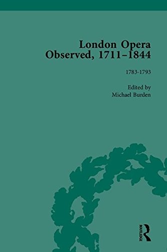 Cover for London opera observed, 1711-1844
