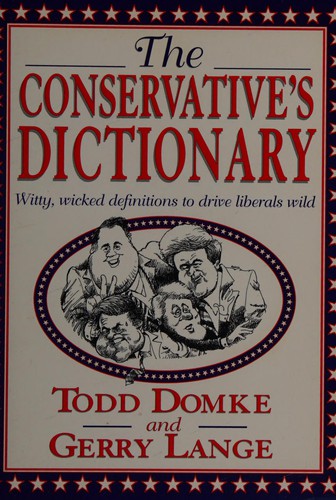 Cover for The conservative's dictionary