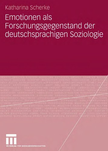 Cover for Emotionen als Forschungsgegenstand in der deutschsprachigen Soziologie