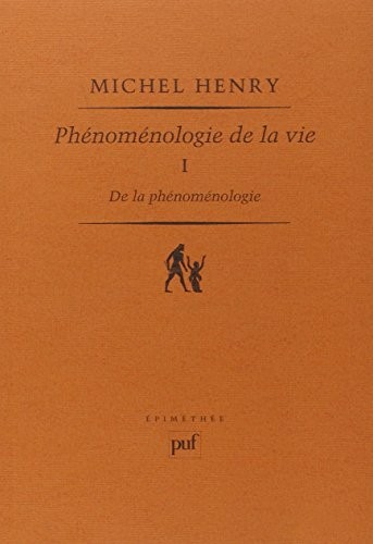 Cover for Phénoménologie de la vie
