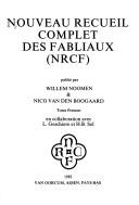 Cover for Nouveau recueil complet des fabliaux (NRCF)