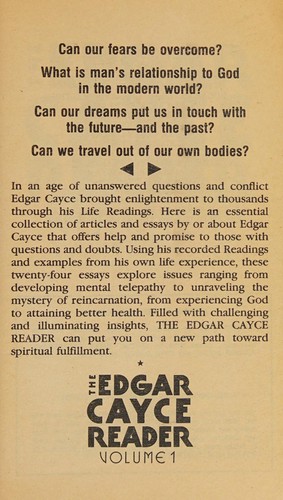 Cover for Edgar Cayce Reader