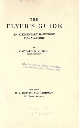 Cover for The flyer's guide
