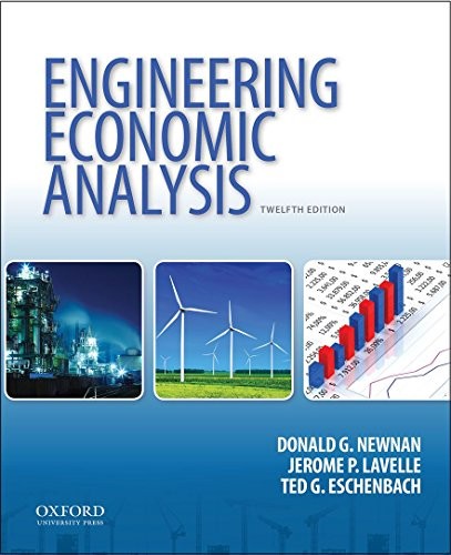 Cover for Engineering Economic Analysis