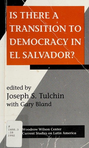 Cover for Is there a transition to democracy in El Salvador?