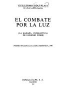 Cover for El combate por la luz