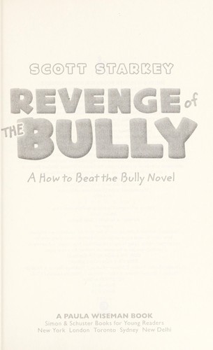 Cover for Revenge of the bully