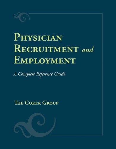 Cover for Physician Recruitment And Employment