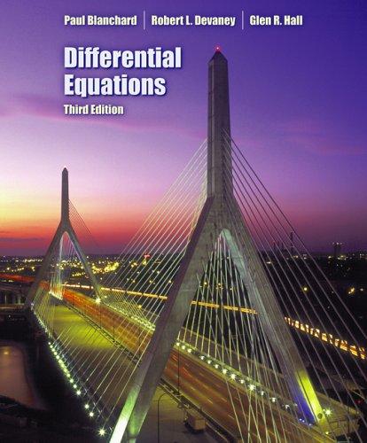 Cover for Differential Equations (with CD-ROM)
