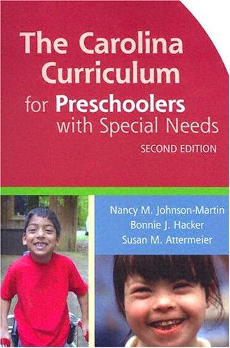 Cover for The Carolina curriculum for preschoolers with special needs