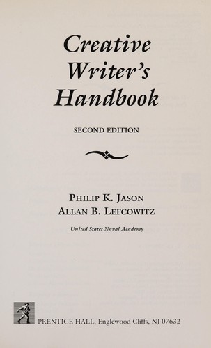 Cover for Creative writer's handbook