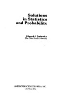 Cover for Solutions in statistics and probability