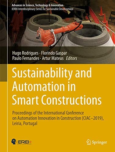 Cover for Sustainability and Automation in Smart Constructions