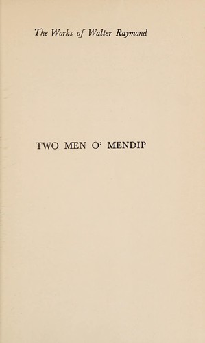 Cover for Two men o' Mendip. --