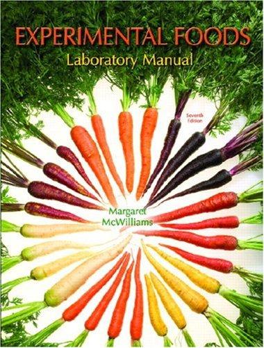 Cover for Experimental Foods Laboratory Manual (7th Edition)