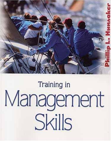 Cover for Training in Management Skills