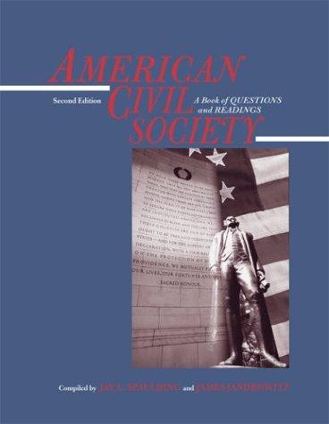 Cover for American Civil Society